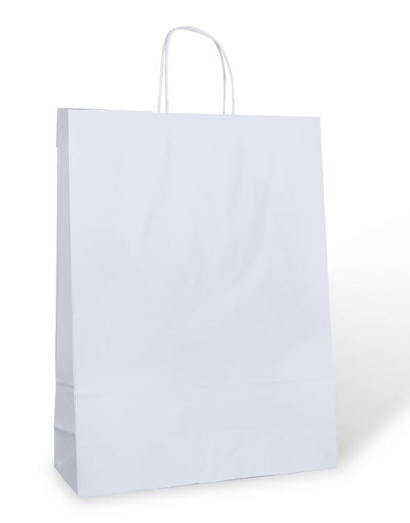 MEDIUM CARRY BAG PAPER WHITE