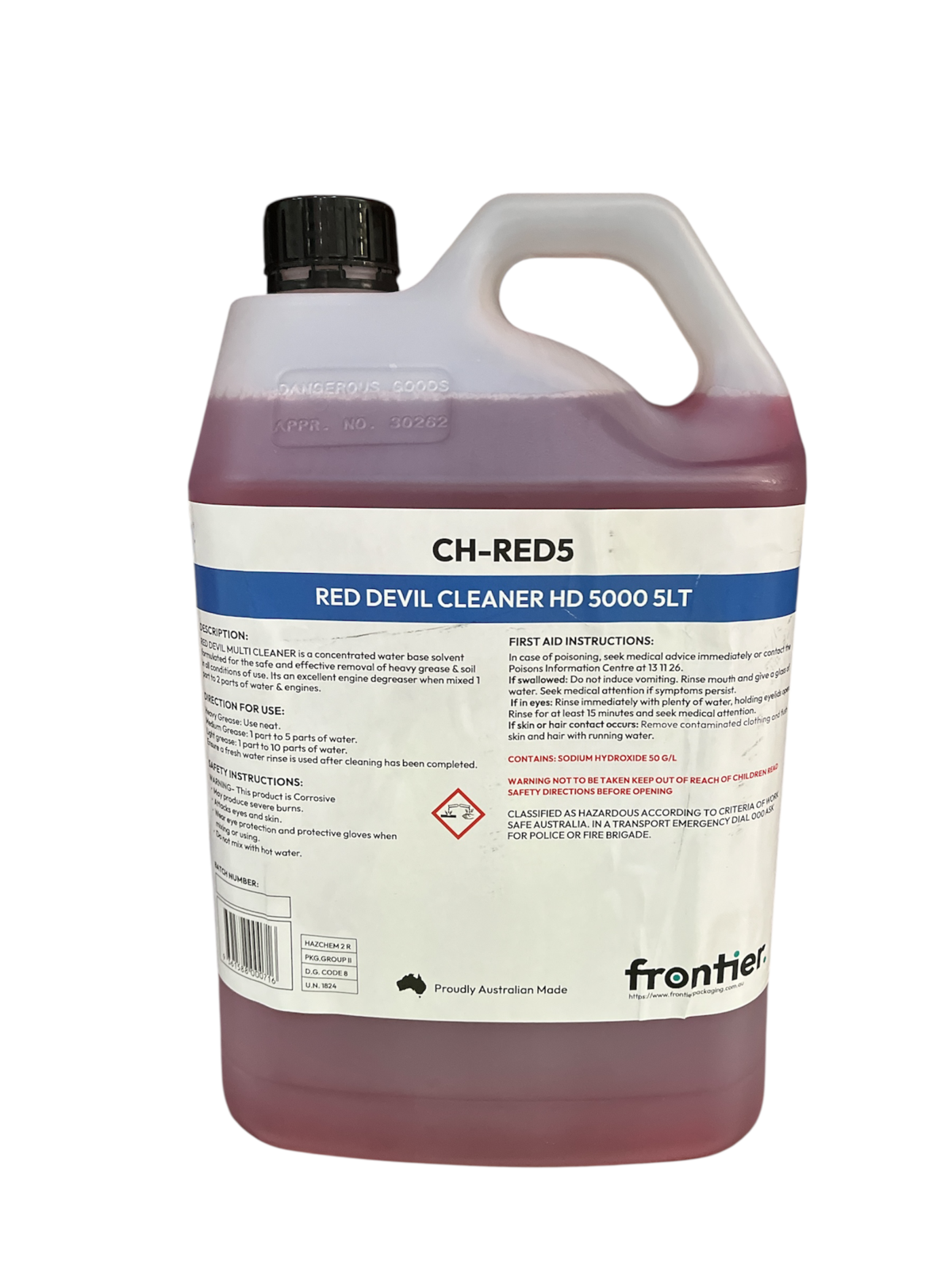 5LT RED DEVIL CLEANER