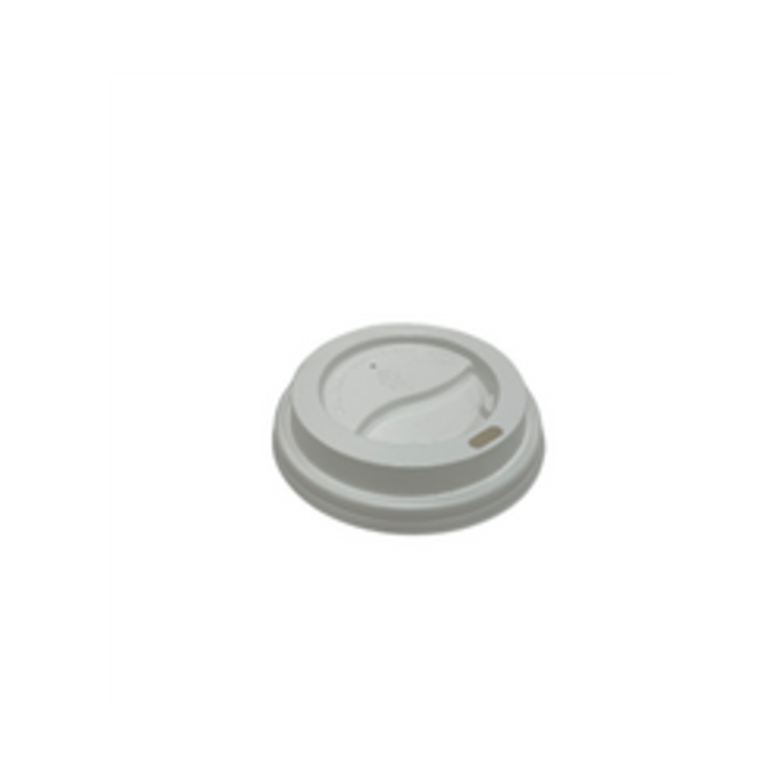 8OZ LID REG PS PREMIUM MULTIFIT WHITE 80MM (1000) (50)