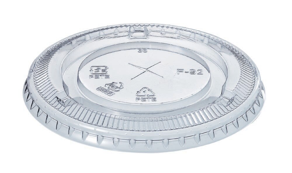 PET FLAT LID FOR 12/14OZ CUP (1000)(50)