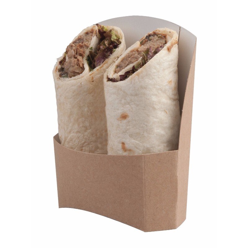 WRAP SCOOP (TS2) (1000) TS2KR TORTILLA SLEEVE KRAFT