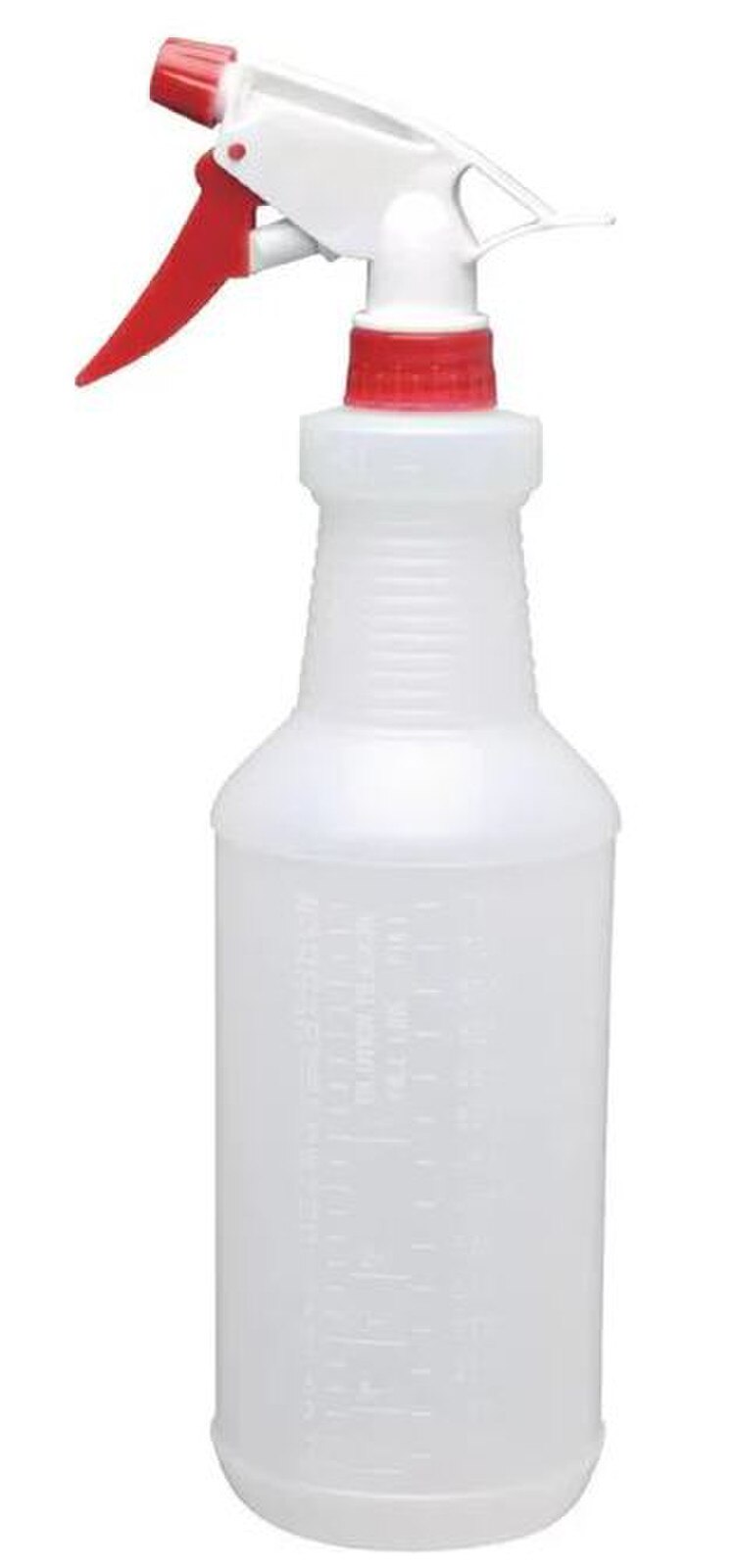 SPRAY BOTTLE WITH RED TRIGGER 1 LITRE (RED) NB71R (CTN 36)
